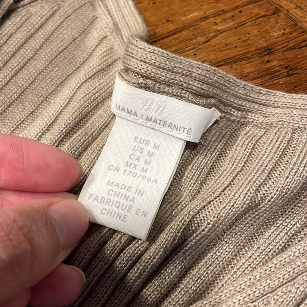 H&M Beige Ribbed Sweater Set - Picture 12 of 13